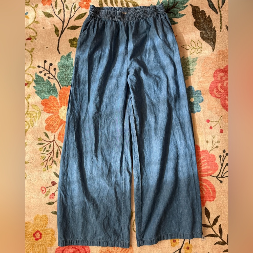 Women’s Medium Wide Leg 100% Cotton Pants